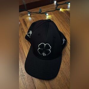 MGM Live Lucky Black Cap with Embroidered Design